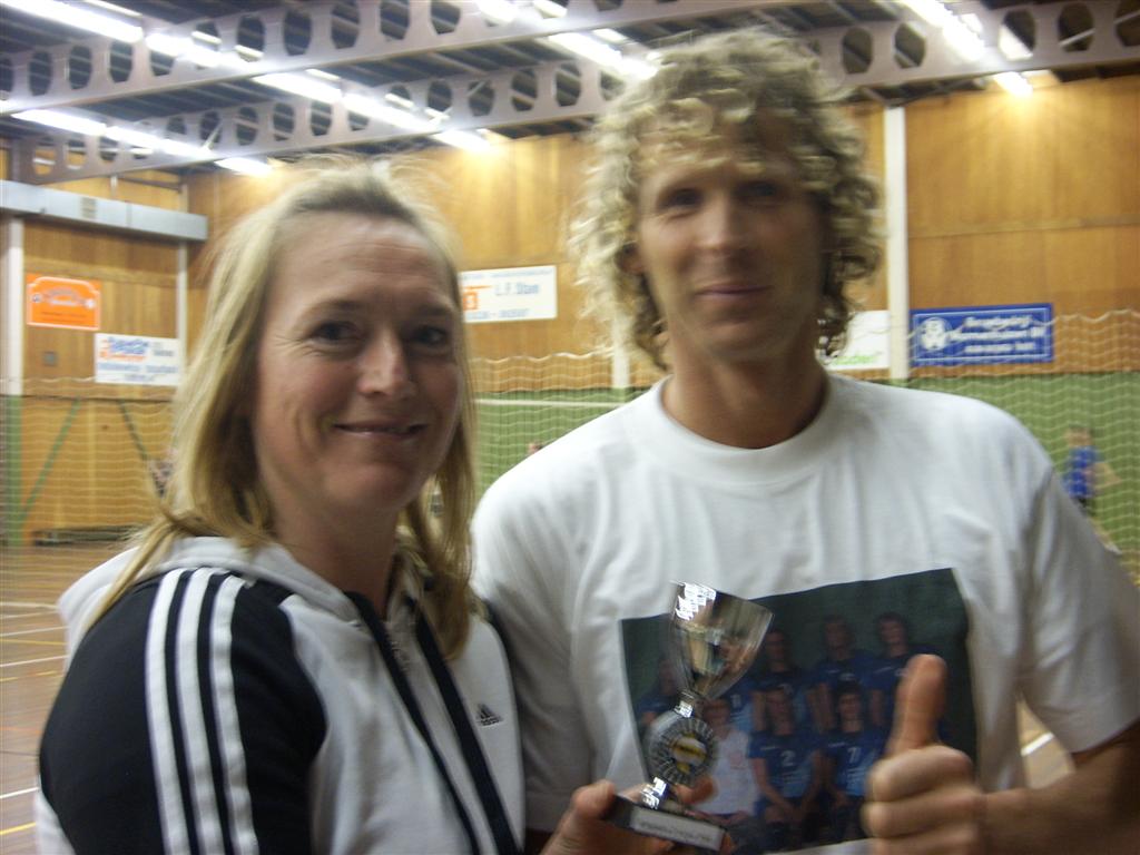 Laatste training Erik Poel bij dames 2