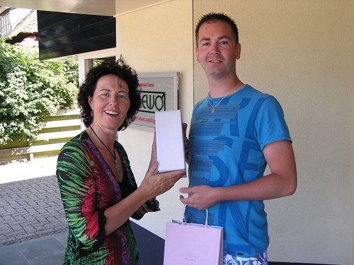 En ook Barry Zoon z’n favoriete kleur is blauw