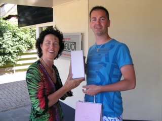 En ook Barry Zoon z’n favoriete kleur is blauw