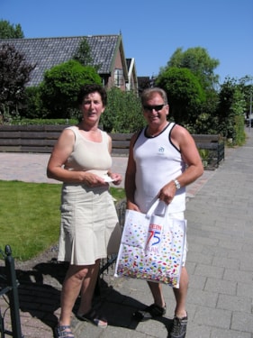 Fam. Tesselaar heeft een volle tas boodschappen
